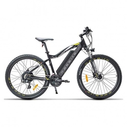 YSNJG Bike YSNJG Electric Bicycle, 400W 48V 13Ah Mountain Bike, Pedal Secondary Suspension Front Fork, Powerful Mountain Electric Bike (Black)