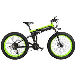 AA-folding electric bicycle Electric Mountain Bike ZDDOZXC 26 Inch 1000W / 500W Folding e Fat Bike, adopt 48V 10Ah / 14.5Ah Lithium Battery, with Big Bike Computer, Pedal Assist Electric Mountain Bike Snow Bike