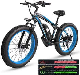 ZJZ Electric Mountain Bike ZJZ Electric Mountain Bike for Adults, Electric Bike Three Working Modes, 26" Fat Tire MTB 21 Speed Gear Commute Electric Bicycle for Men Women