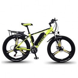 ZTYD Bike ZTYD Electric Bike Electric Mountain Bike for Adult, Aluminum Alloy Bicycles All Terrain, 26" 36V 350W 13Ah Detachable Lithium Ion Battery, Smart Mountain Ebike for Mens, Yellow 2, 13AH 80 km