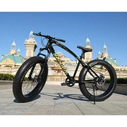 Llpeng Fat Tyre Mountain Bike 26 Inch 4.0 Widened Large Tire Shift Fat Tire Bike, Mountain Beach Snowmobile, Shock Absorption Off-Road Bicycle (Color : 1, Size : 7Speed)