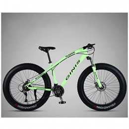 ACDRX Bike ACDRX Outdoor, Mountain Bike, Mtb, Mtb Bikes, Fat Tire, Front Suspension, Double Disc Brake, 26 Inch, Hardtail, Mtb, High Carbon Steel, 21 Speeds, Sport Bike, Men Women Universal, Green