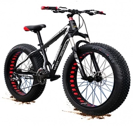 ASEDF Fat Tyre Mountain Bike ASEDF 27 / 30 Speed Mountain Bike / Bicycle Men / Women Fat Tire 26MTB Frame Full Suspension 24"-27 Speed