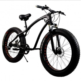 CHHD Fat Tyre Mountain Bike CHHD Fat Bikes 2020, Fat Tire Bike Accessories Bicycle Warehouse, Wide Tire Full Suspension Big Fat Tyre Mountain Bike 26'' After 7 Speed High Speed Mountain Snow Bike