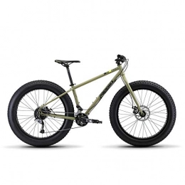 Diamondback Fat Tyre Mountain Bike Diamondback Bicycles Unisex's El OSO Uno, Fat Hardtail Mountain Bike, 20, Green, LG / 20