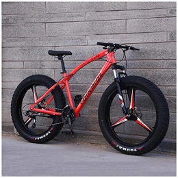 ATRNA Fat Tyre Mountain Bike Dirt Bike Mountain Bike, 26 Inch 7 / 21 / 24 / 27-Speed Exercise Bike Road Bike Outroad Mountain Bike for Adults Teen Outdoors Sport Cycling Road Bikes with Adjustable Seat