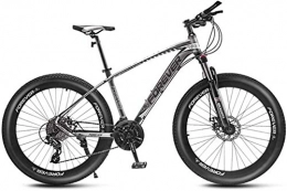 HongLianRiven Bike HongLianRiven BMX 26 Inch Mountain Bikes, Disc Brake Fat Tire Mountain Trail Bike, Hardtail Mountain Bike, 24 / 27 / 30 / 33 Speed, Aluminum Alloy Frame 7-2 (Color : D, Size : 30 speed)