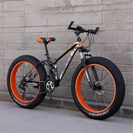 Leifeng Tower Fat Tyre Mountain Bike Leifeng Tower Lightweight Adult Fat Tire Mountain Bike, Beach Snow Bike, Double Disc Brake Cruiser Bikes, Lightweight High-Carbon Steel Frame Bicycle, 26 Inch Wheels Inventory clearance