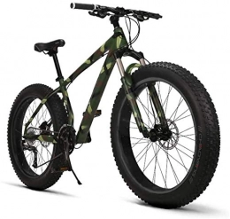Leifeng Tower Fat Tyre Mountain Bike Leifeng Tower Lightweight Adult Mens Fat tire Mountain Bike, Aluminum Alloy Frame Beach Snow Bikes, Double Disc Brake 27 Speed Bicycle, 26 Inch Wheels Inventory clearance (Color : A)