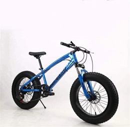 Leifeng Tower Fat Tyre Mountain Bike Leifeng Tower Lightweight Fat Tire Mens Mountain Bike, Double Disc Brake / High-Carbon Steel Frame Bikes, 7 Speed, Beach Snowmobile Bicycle 20 inch Wheels Inventory clearance (Color : E)