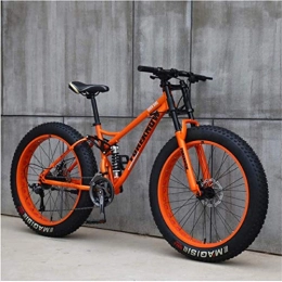Leifeng Tower Fat Tyre Mountain Bike Leifeng Tower Lightweight Mens 24 Inch Fat Tire Mountain Bike, Beach Snow Bikes, Double Disc Brake Cruiser Bicycle, Aluminum Alloy Wheels Lightweight High-Carbon Steel Frame Inventory clearance