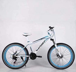 Leifeng Tower Fat Tyre Mountain Bike Leifeng Tower Lightweight Mens Adult Fat Tire Mountain Bike, Double Disc Brake Beach Snow Bikes, Road Race Cruiser Bicycle, 26 Inch Highway Wheels Inventory clearance (Color : E, Size : 7 speed)