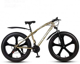 Leifeng Tower Bike Leifeng Tower Lightweight， Mountain Bike 26 Inch Bicycle for Adults, 4.0 Inch Fat Tire MTB Bike, Hardtail High Carbon Steel Frame Suspension Fork, Double Disc Brake Inventory clearance