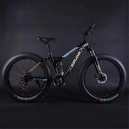 Leifeng Tower Fat Tyre Mountain Bike Lightweight Adult Fat Tire Mountain Bike, Beach Snow Bike, Double Disc Brake Cruiser Bikes, Professional Grade Mens Mountain Bicycle 24 Inch Wheels Inventory clearance ( Color : D , Size : 30 speed )