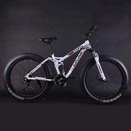 Leifeng Tower Fat Tyre Mountain Bike Lightweight Adult Fat Tire Mountain Bike, Beach Snow Bike, Double Disc Brake Cruiser Bikes, Professional Grade Mens Mountain Bicycle 26 Inch Wheels Inventory clearance ( Color : B , Size : 21 speed )
