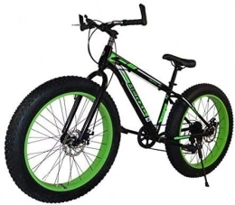 Leifeng Tower Bike Lightweight， Fat Tire Mountain Bike for Men And Women, 26-Inch Wheels 17 Inch High-Carbon Steel Frame, 4.0 Inch Wide Tires 7-Speed Inventory clearance