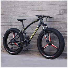 LJJ Fat Tyre Mountain Bike LJJ Mountain Bikes Dual Disc Brake 26 Inch 7 / 21 / 24 / 27 Speed Bike Wheel Hardtail Front Suspension Shock Absorption Mountain Bicycle