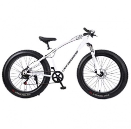 NANXCYR Bike NANXCYR 26 Inches Mountain Bikes Fat Bicycles High Carbon Steel Off-Road Bike Beach Snow Bike 24 Speed 4.0 Wide Tire Dual Disc Brake Men's Womens, D