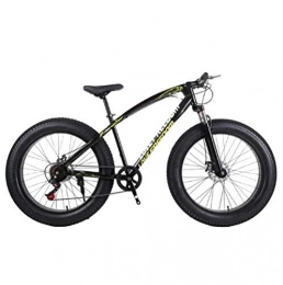 NANXCYR Bike NANXCYR 26 Inches Mountain Bikes Fat Bicycles High Carbon Steel Off-Road Bike Beach Snow Bike 27 Speed 4.0 Wide Tire Dual Disc Brake Men's Womens, C