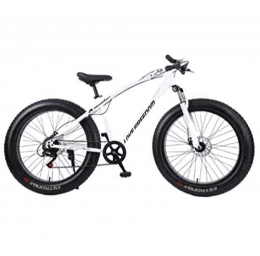 NANXCYR Bike NANXCYR 26 Inches Mountain Bikes Fat Bicycles High Carbon Steel Off-Road Bike Beach Snow Bike 27 Speed 4.0 Wide Tire Dual Disc Brake Men's Womens, D