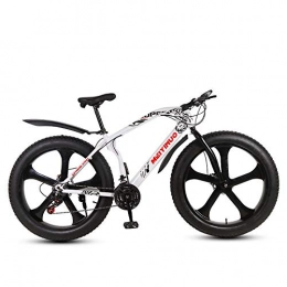 peipei Bike peipei Snowmobiles Bicycle Mountain bike 26 * 4.0 Fat Bike 27 speeds Fat Tire Snow Bicycles Man bmx mtb road bikes-Five knives white_24