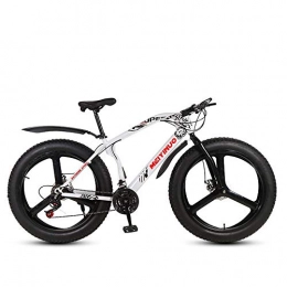 peipei Bike peipei Snowmobiles Bicycle Mountain bike 26 * 4.0 Fat Bike 27 speeds Fat Tire Snow Bicycles Man bmx mtb road bikes-Three knives white_21