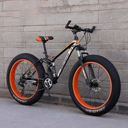 QZ Bike QZ 26 Inch Mountain Bikes, Fat Tire Mountain Bike, Dual Suspension Frame And Suspension Fork All Terrain Mountain Bicycle (Color : B, Size : 26 inch27 speed)