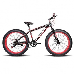 Wangkangyi Fat Tyre Mountain Bike Wangkangyi Mountain Bike 20 Inch for Girls Boys Fat Tyres Children's Bike (Red Black)