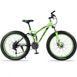 yichengshangmao Fat Tyre Mountain Bike yichengshangmao Bicycle 26 inch 21 speed fat mountain bike road man fat spring fork