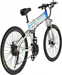 Leifeng Tower Bike High-speed Mens Mountain Bike Ebikes All Terrain with Lcd Display Folding Electronic Bicycle 1000w 7 Speed 48v 14ah Batttery 26  4 Inch Electric Bike Full Suspension for Men Adult ( Color : Blue )