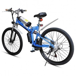 AINY Bike AINY Electric Bike 26 Inches Folding Fat Tire Snow Bike 12Ah Li-Battery 21 Speed Beach Cruiser Mountain E-Bike