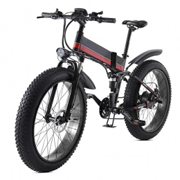 bzguld Folding Electric Mountain Bike bzguld Electric bike 1000w Electric Bike Foldable for Adults Folding Ebike Snow Bicycle Mountain Bike Beach 26 Inch 4.0 Fat Tire 48v Lithium Battery Electric Bicycle