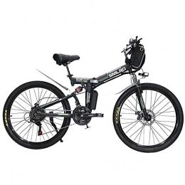 COCKE Folding Electric Mountain Bike COCKE 26'' Electric Mountain Bike with Collapsible, High Capacity Lithium Ion Battery (36V 250W), E-Bike 21 Speed Gear And Three Working Modes.