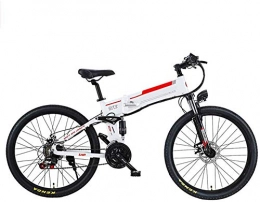 Erik Xian Bike Electric Bike Electric Mountain Bike 26'' Electric Bike, Electric Mountain Bike 350W Ebike Electric Bicycle, 20KM / H Adults Ebike with Removable 48V / 12Ah Battery Lithium, Professional 21 Speed Gears fo