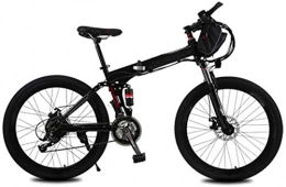 Erik Xian Bike Electric Bike Electric Mountain Bike Electric assisted folding bicycle, 21 Speed 240W 26 Inches City Electric Bike for Adults with Removable Battery Commute Ebike Dual Disc brakes Unisex for the jungl