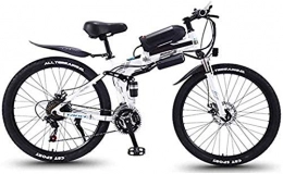 Erik Xian Folding Electric Mountain Bike Electric Bike Electric Mountain Bike Folding Electric Bicycles, 26 Mountain Electric Bicycles with 350W Electric Motors, Commuter high-Carbon Steel Dual-disc City Bicycles, Adult Cycling Exercise Bike