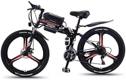 Fangfang Bike Electric Bikes, Electric Mountain Bike, Folding 26-Inch Hybrid Bicycle / (36V8ah) 21 Speed 5 Speed Power System Mechanical Disc Brakes Lock, Front Fork Shock Absorption, Up To 35KM / H, E-Bike