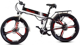 Fangfang Bike Electric Bikes, Fast Electric Bikes for Adults Electric Mountain Bike Foldable, 26 Inch Adult Electric Bicycle, Motor 350W, 48V 10.4Ah Rechargeable Lithium Battery, Seat Adjustable, Portable Folding B
