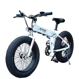 ABYYLH Folding Electric Mountain Bike Electric Folding Adults Mountain Men / Ladies City Bike Pedal Assist Bicycle