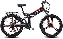 Fangfang Bike Fangfang Electric Bikes, 26" Folding Ebike, 300W Electric Mountain Bike for Adults 48V 10AH Lithium Ion Battery Pedal Assist E-MTB with 90KM Battery Life, GPS Positioning, 21-Speed, E-Bike (Color : B)