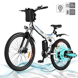 Hiriyt Folding Electric Mountain Bike Hiriyt 26'' Electric Mountain Bike with Removable Large Capacity Lithium-Ion Battery (36V 250W), Electric Bike 21 Speed Gear and Three Working Modes