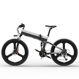 HMEI Bike HMEI Electric Bikes for Adults Electric Bike for Adults Foldable 20MPH Electric Bicycle 48V 14.5Ah 400W Folding 26 Inch Electric Mountain Bike (Color : 10.4AH white, Number of speeds : 27)