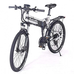 KOSGK Bike KOSGK Power Electric Mountain Bike Kid bicycles 26'' Electric Bike with 36V 10.4Ah Lithium-Ion Battery Aluminum Frame with Mechanical Disc Brakes, Black