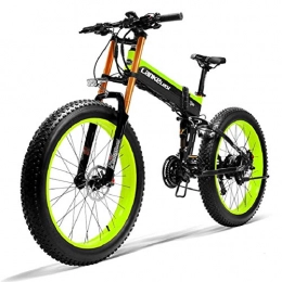 KT Mall Bike KT Mall 26" Electric Mountain Bike 36V 250W 6AH Lithium Battery Hidden Battery Design 35 Miles Range And Dual Disc Brakes Alloy Electric Bicycle, Green
