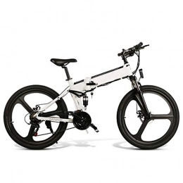 KT Mall Bike KT Mall Electric Off-road Bike, 350w Brushless Motor 26 Inch Adults Electric Mountain Bike 21 Speed Removable 48v Battery Dual Disc Brakes Removable Lithium-ion Battery, White
