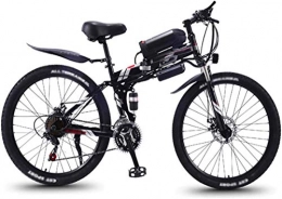 Leifeng Tower Bike Leifeng Tower High-speed 26 inch Folding Electric Bikes, 36V13Ah 350W Mountain snow Bikes Bicycle Sports Outdoor (Color : Black)