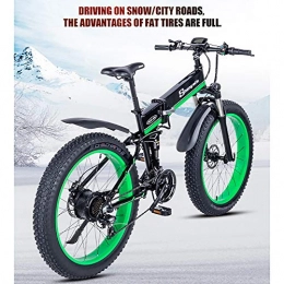 LIU Folding Electric Mountain Bike LIU Electric Bike ebike 48V1000W electric mountain bike electric folding bike 4.0 fat tire Electric Bicycle beach Neve Snow bike