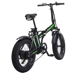 MEICHEN Folding Electric Mountain Bike MEICHEN Electric bike 48v Electric bike 4.0 fat tire electric bike powerful fat tire beach cruiser bike Booster bicycle electric, MX20black