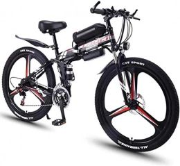 PARTAS Bike PARTAS Travel Convenience A Healthy Trip 26''Folding Electric Mountain Bike Adult, MTB with Dual Disc Brakes, Bicycle Removable Large Capacity Lithium-Ion Battery (36V 350W), Three Working Modes