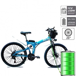 QDWRF Bike QDWRF Foldable E-bike, 36V 350W Electric Bikes, 8AH / 10AH / 15AH Lithium Battery Mountain Bike, Large Capacity Pedelec with Lithium Battery and Charger 36V 350W10AH